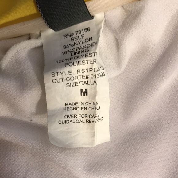 Yellow two piece swimsuit by Kenneth Cole size medium - Picture 8 of 9